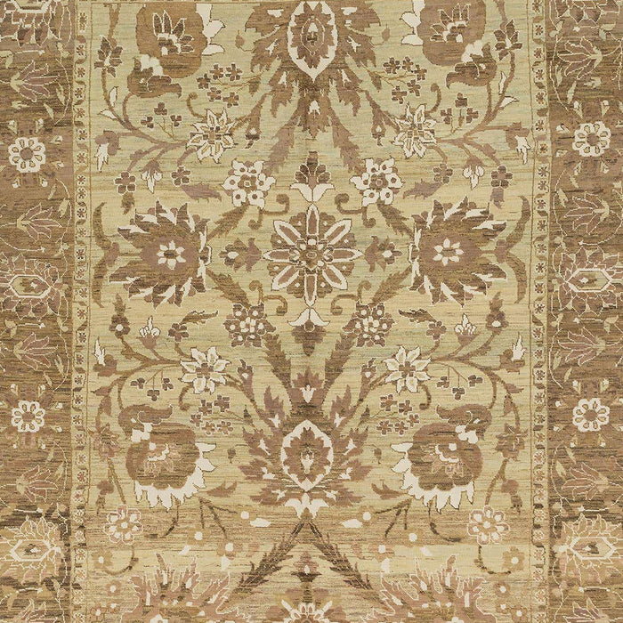 Abstract Light Brown Modern Rug, abs1648