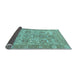 Sideview of Abstract Light Blue Modern Rug, abs1648lblu