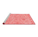 Modern Red Washable Rugs