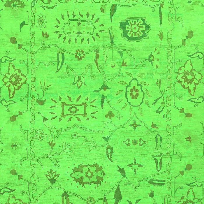 Machine Washable Abstract Green Modern Area Rugs, wshabs1649grn