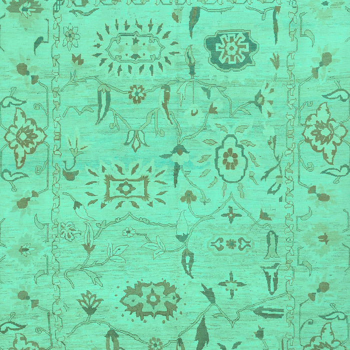 Abstract Turquoise Modern Rug, abs1649turq