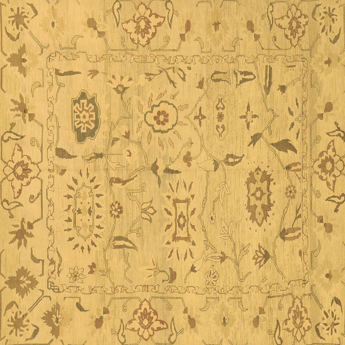 Square Machine Washable Abstract Brown Modern Rug, wshabs1649brn