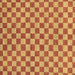 Square Checkered Brown Modern Rug, abs164brn