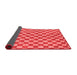 Checkered Red Modern Area Rugs