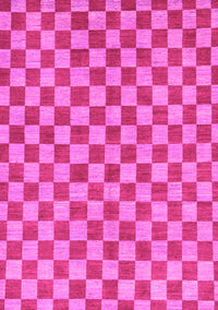 Checkered Pink Modern Rug, abs164pnk