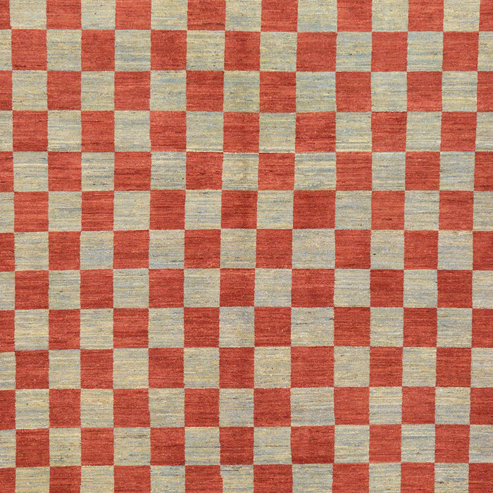 Machine Washable Abstract Brown Green Rug, wshabs164