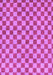 Checkered Purple Modern Rug, abs164pur