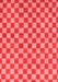 Checkered Red Modern Area Rugs