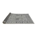 Sideview of Oriental Gray Traditional Rug, abs1650gry