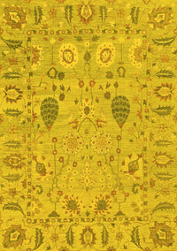 Oriental Yellow Traditional Rug, abs1650yw