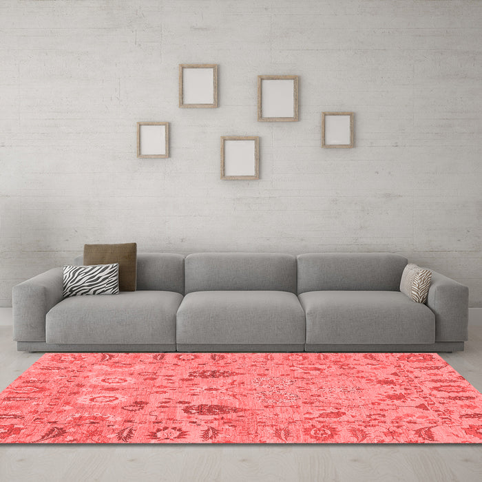Traditional Red Washable Rugs
