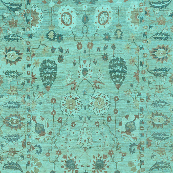 Oriental Light Blue Traditional Rug, abs1650lblu