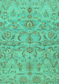 Abstract Turquoise Modern Rug, abs1651turq