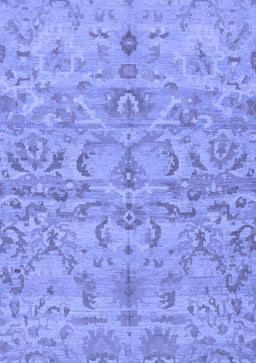 Abstract Blue Modern Rug, abs1651blu