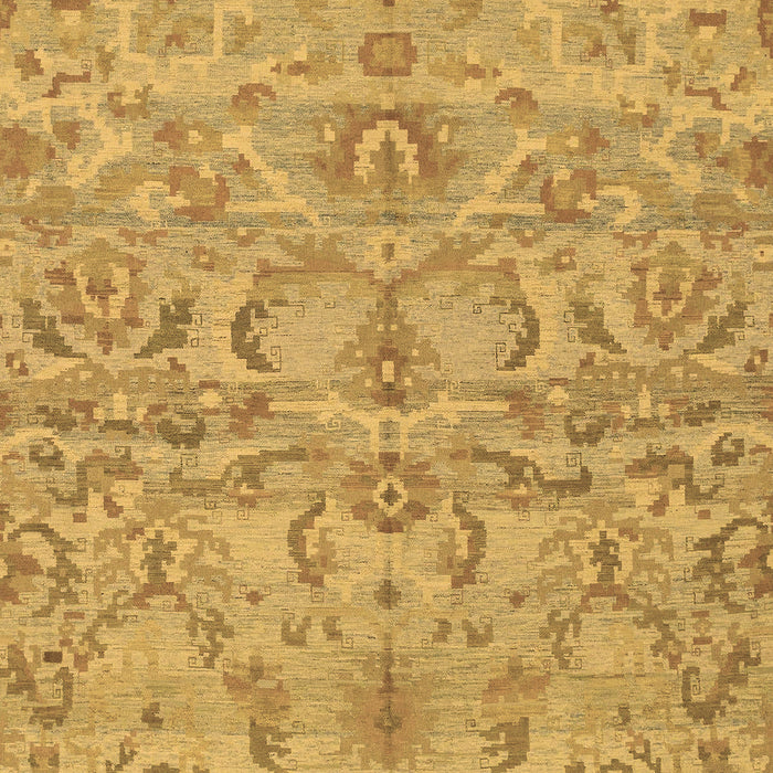 Machine Washable Abstract Brown Modern Rug, wshabs1651brn