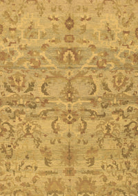 Abstract Brown Modern Rug, abs1651brn