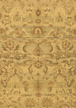 Abstract Brown Modern Rug, abs1651brn
