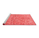 Modern Red Washable Rugs