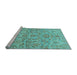 Sideview of Machine Washable Abstract Light Blue Modern Rug, wshabs1651lblu