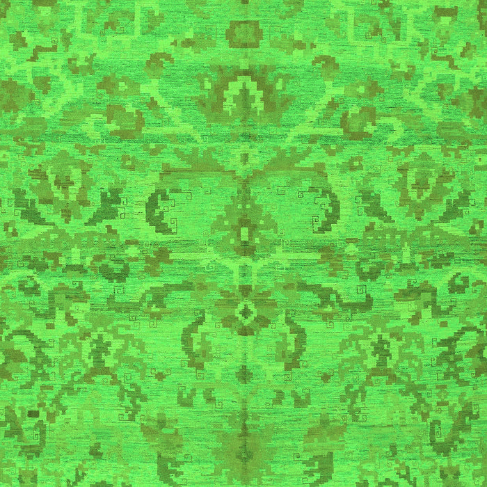 Abstract Green Modern Rug, abs1651grn