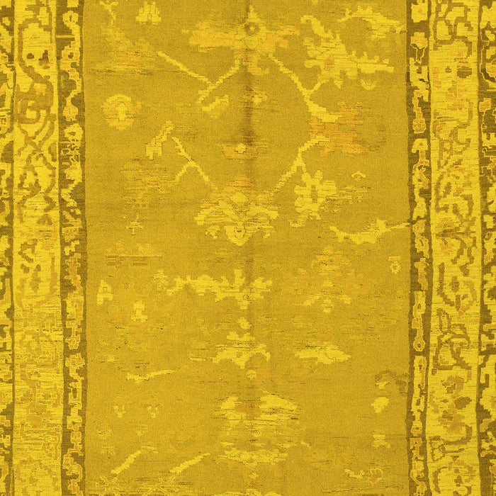 Machine Washable Abstract Yellow Modern Rug, wshabs1652yw