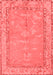 Abstract Red Modern Area Rugs