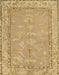 Machine Washable Abstract Cinnamon Brown Rug, wshabs1652