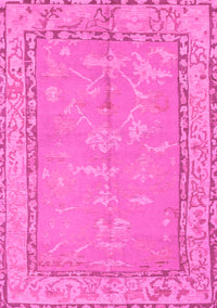 Abstract Pink Modern Rug, abs1652pnk