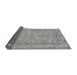 Sideview of Abstract Gray Modern Rug, abs1652gry