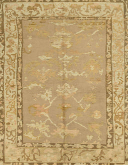 Abstract Cinnamon Brown Modern Rug, abs1652
