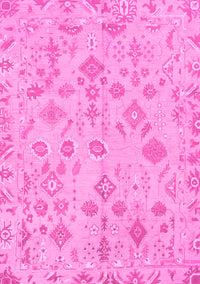 Oriental Pink Traditional Rug, abs1653pnk