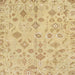 Square Abstract Gold Oriental Rug, abs1653