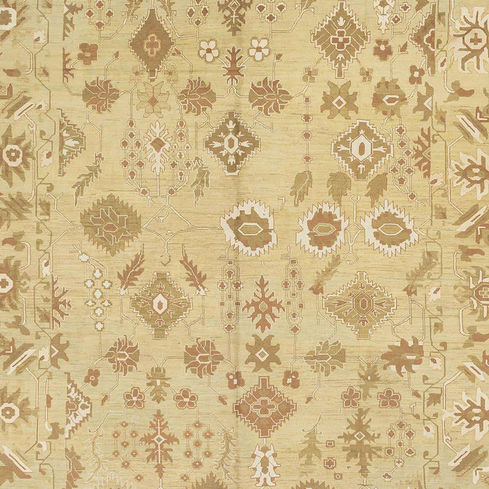 Machine Washable Abstract Gold Rug, wshabs1653