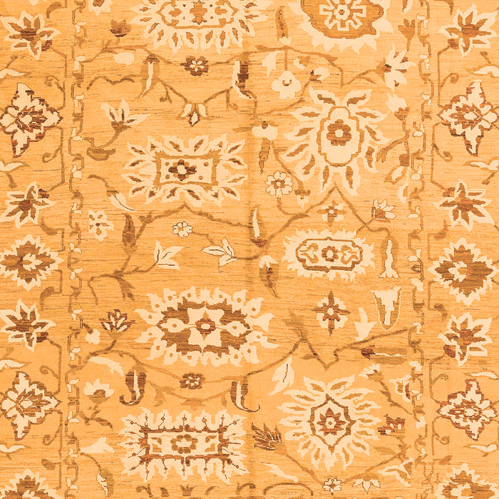 Machine Washable Abstract Orange Modern Area Rugs, wshabs1654org