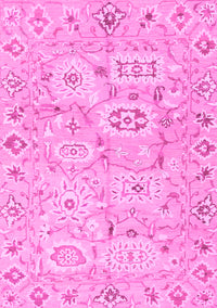 Abstract Pink Modern Rug, abs1654pnk