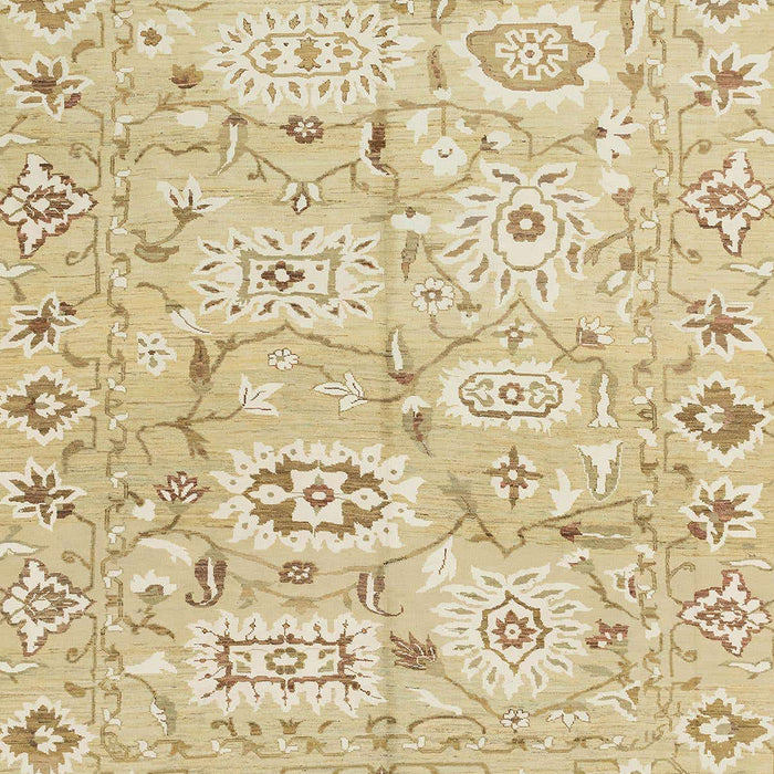 Machine Washable Abstract Brown Gold Rug, wshabs1654
