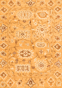 Abstract Orange Modern Rug, abs1654org