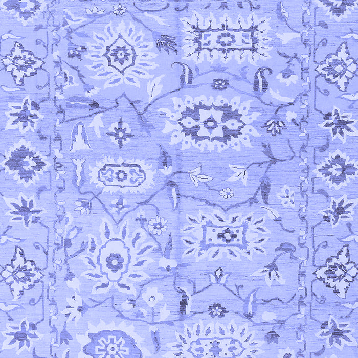 Abstract Blue Modern Rug, abs1654blu