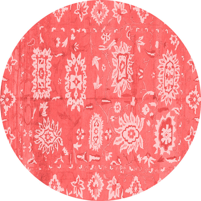 Abstract Red Modern Rug, abs1655red