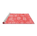 Modern Red Washable Rugs