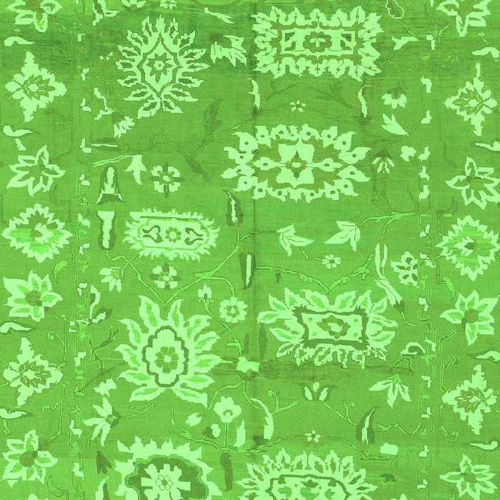 Machine Washable Abstract Green Modern Area Rugs, wshabs1655grn