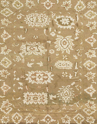 Machine Washable Abstract Cinnamon Brown Rug, wshabs1655