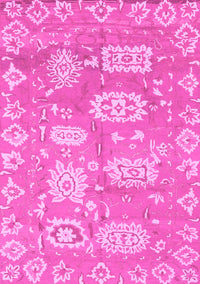 Abstract Pink Modern Rug, abs1655pnk