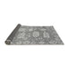 Sideview of Abstract Gray Modern Rug, abs1655gry