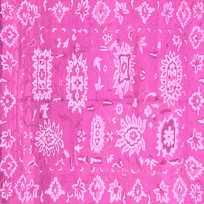 Square Abstract Pink Modern Rug, abs1655pnk