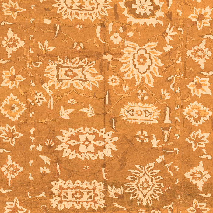 Abstract Orange Modern Rug, abs1655org