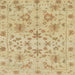 Square Machine Washable Abstract Gold Rug, wshabs1656