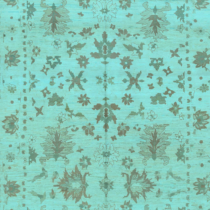 Oriental Light Blue Traditional Rug, abs1656lblu