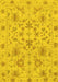 Machine Washable Oriental Yellow Traditional Rug, wshabs1656yw