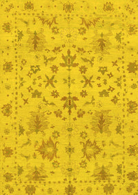 Oriental Yellow Traditional Rug, abs1656yw